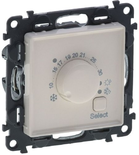 Терморегулятор механический с датчиком без рамки Legrand Valena Life 0С +30С слоновая кость фото Терморегулятор механический с датчиком без рамки Legrand Valena Life 0С +30С слоновая кость картинка